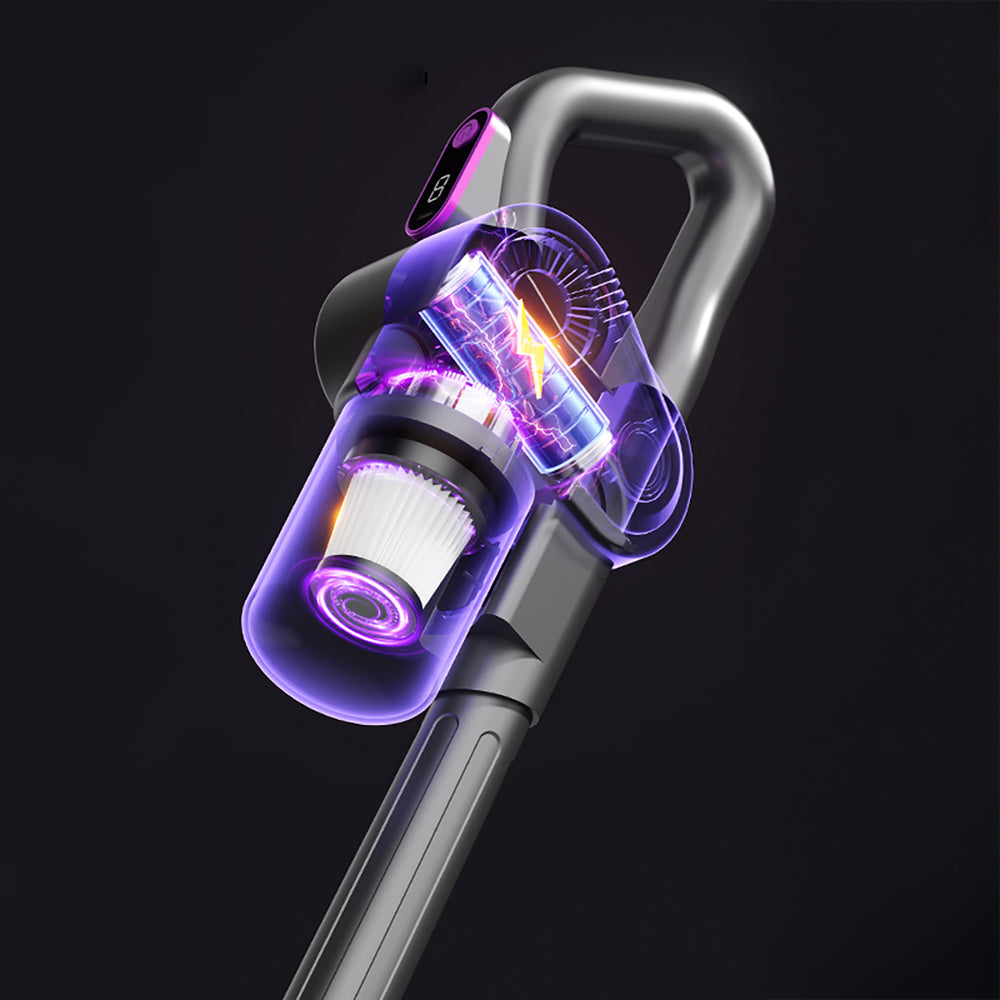 4-in-1 Vertical Handheld Vacuum Cleaner with Dust Mite Removal Brush - Gray_11