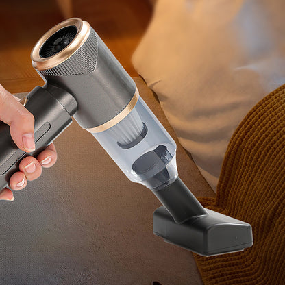 Mini Foldable Handheld Car Vacuum Cleaner with Blower Function - Black_9