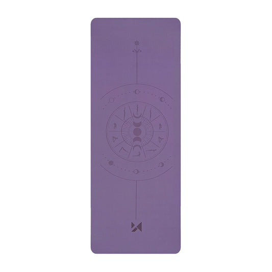 Wozinsky WNSP-NKP Exercise Mat 183 x 61 x 0.5 cm for yoga and gymnastics made of natural rubber - purple_0