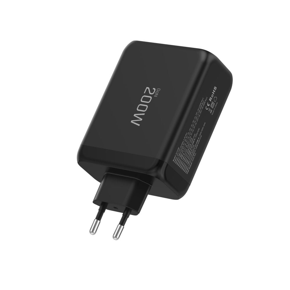 Tech-Protect NC200W-GaN 4-Port 200W Wall Charger - Black_3