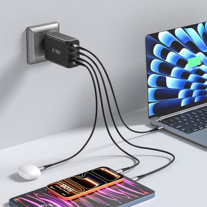Tech-Protect NC240W-GaN 4-Port 240W Wall Charger - Black_6