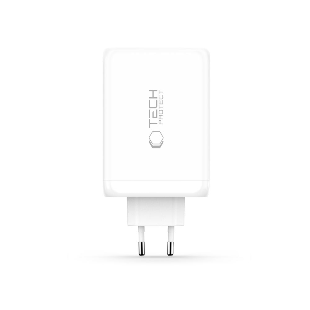 Tech-Protect NC240W-GaN 4-Port 240W Wall Charger - White_2