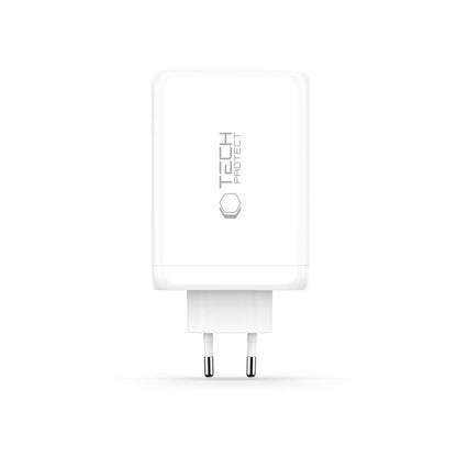 Tech-Protect NC240W-GaN 4-Port 240W Wall Charger - White_2
