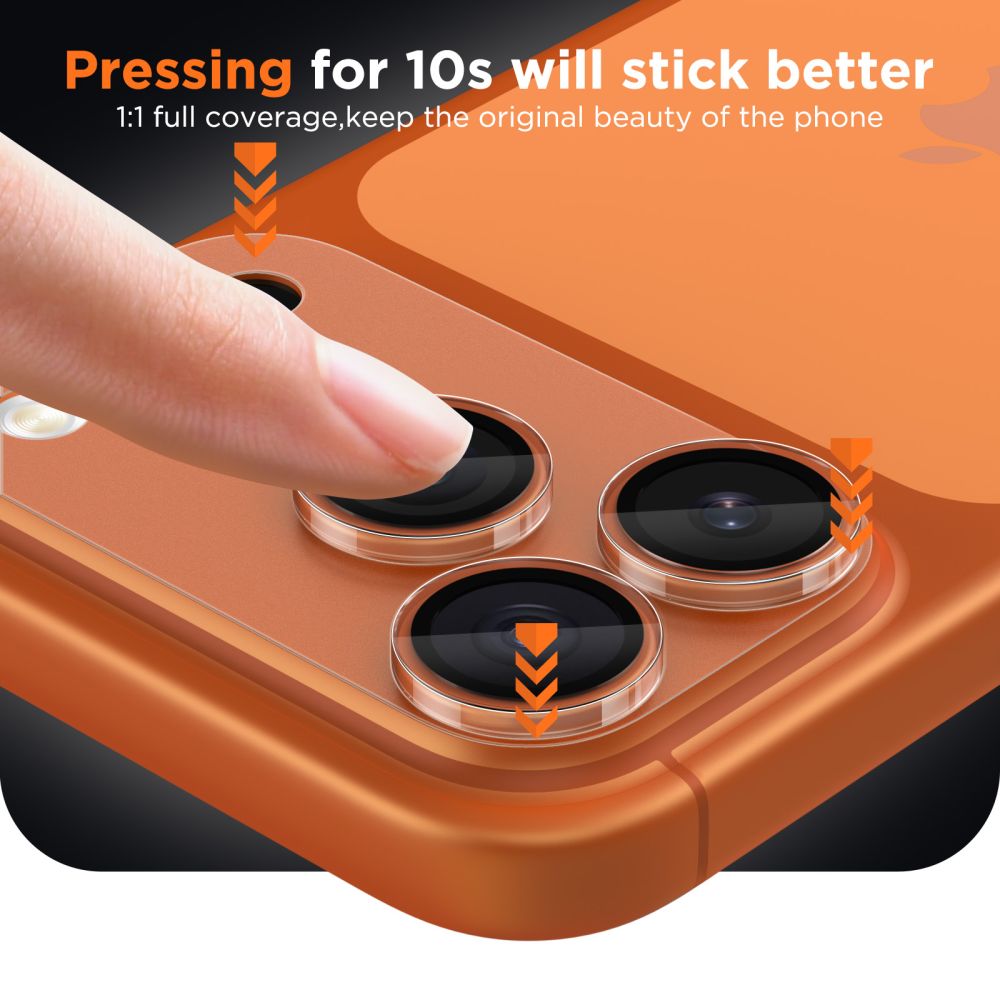 Tech-Protect Camfull Fit+ Camera Cover for iPhone 17 Pro_2