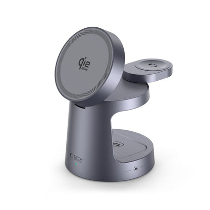 Tech-Protect QI2.2-25W-A48 3in1 Magnetic Wireless Charger - Navy Blue_2