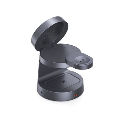 Tech-Protect QI2.2-25W-A48 3in1 Magnetic Wireless Charger - Navy Blue_4