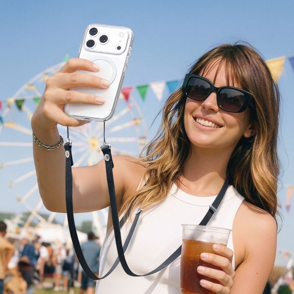 Phone Lanyard Strap Spigen DA30L, Black AFA10614 _11