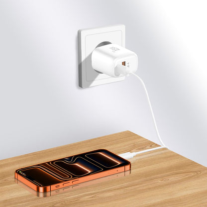 Tech-Protect NCA45W-GAN 2-Port 45W Wall Charger with USB-C Cable - White_8