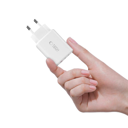 Tech-Protect NCA65W-GAN 3-Port 65W Wall Charger - White_4