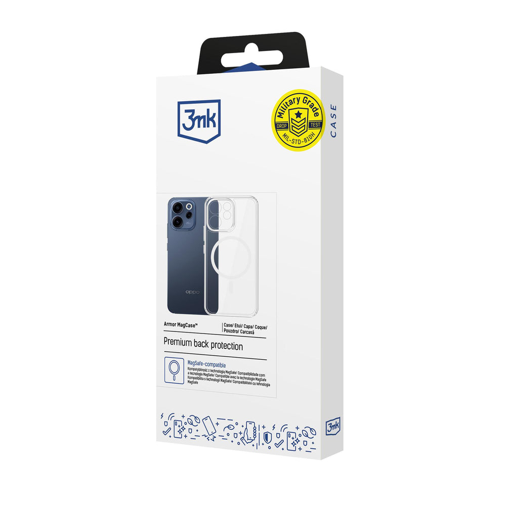 3mk Armor Magcase for Oppo Reno 15 F 5G / Reno 15 FS 5G (CPH2801) - Transparent_0