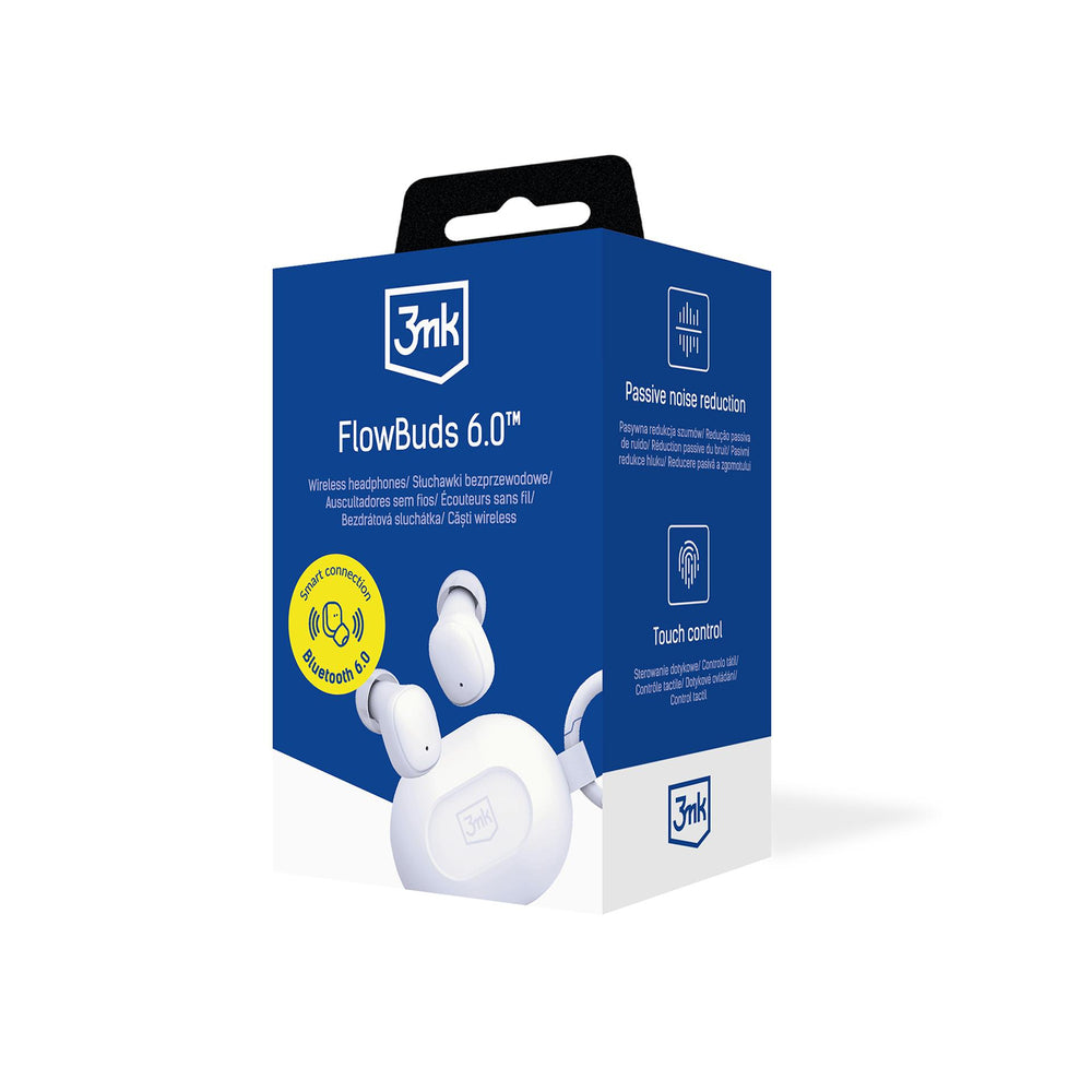 TWS 3mk FlowBuds 6.0 Wireless Headphones - White_3