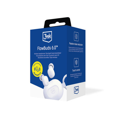 TWS 3mk FlowBuds 6.0 Wireless Headphones - White_3