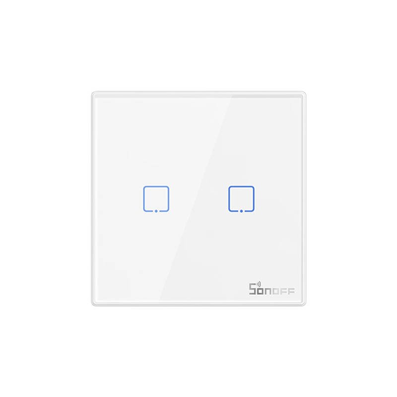 Smart Wireless Wall Switch Sonoff T2EU2C-RF 433MHz (2-channel)_2
