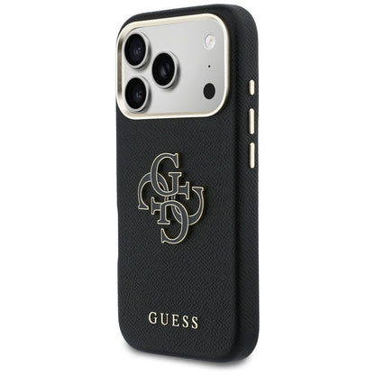 Guess FW Resin Logo Case for iPhone 17 Pro - Black_1