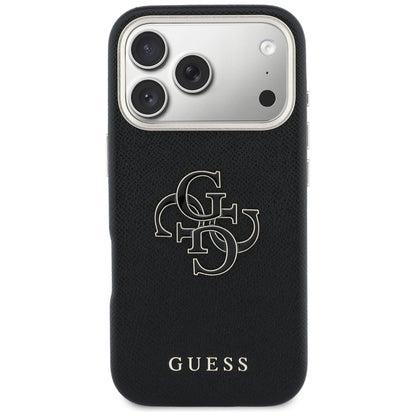 Guess FW Resin Logo Case for iPhone 17 Pro - Black_2