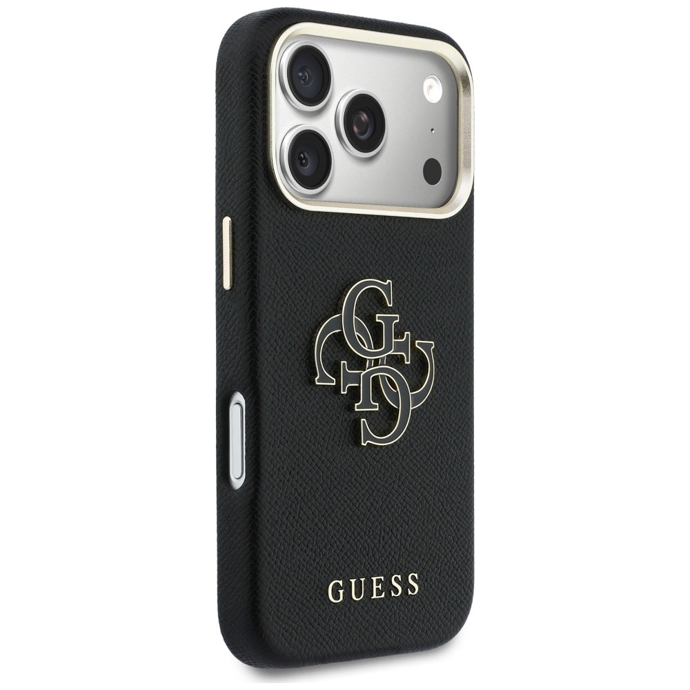 Guess FW Resin Logo Case for iPhone 17 Pro - Black_3