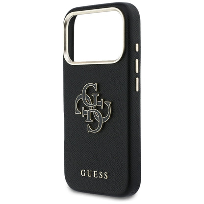 Guess FW Resin Logo Case for iPhone 17 Pro - Black_5
