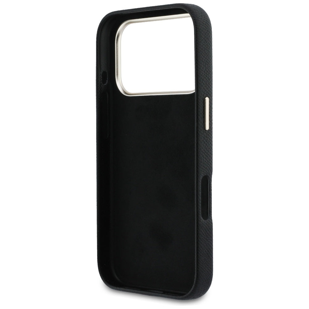 Guess FW Resin Logo Case for iPhone 17 Pro - Black_6