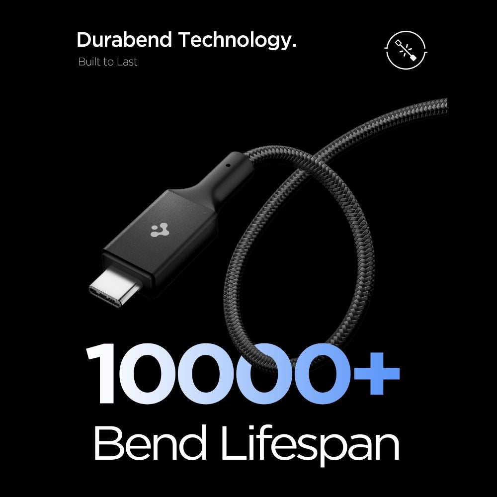 USB-C to USB-C Cable Spigen EB24015CC, 240W, 1.5m, Black ACA10423 _3