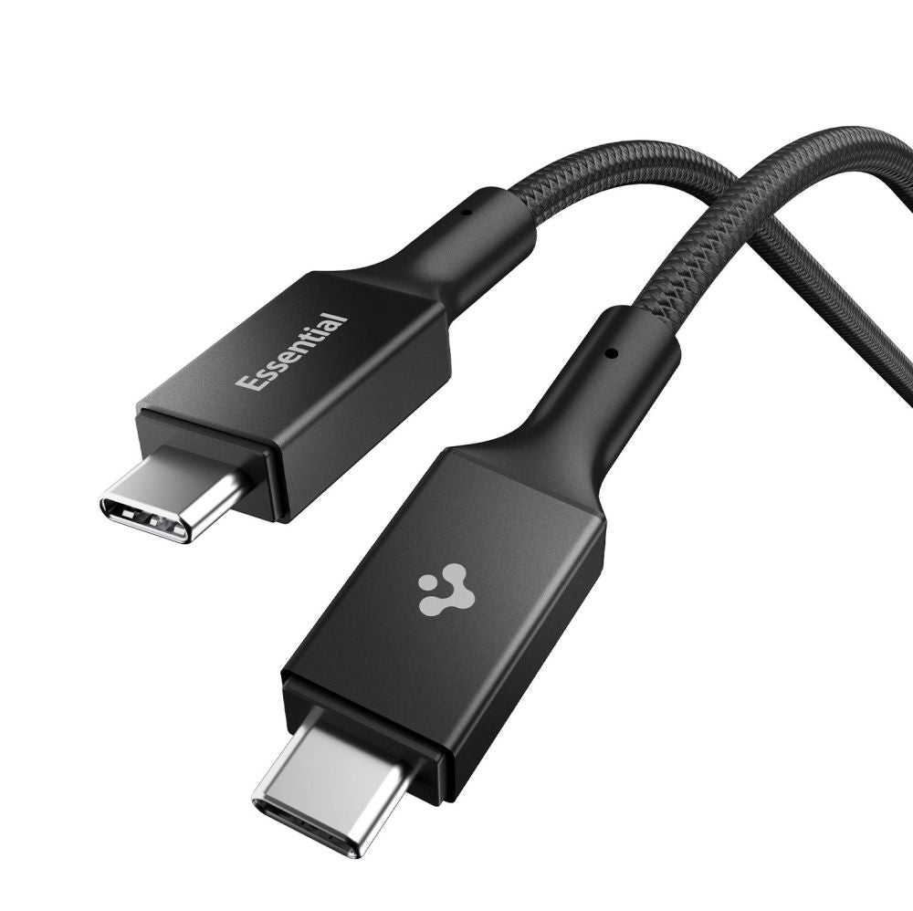 USB-C to USB-C Cable Spigen EB10015CC, 100W, 5A, 1.5m, Black ACA10421 _0