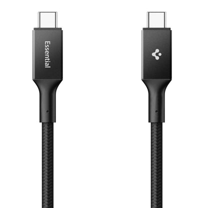 USB-C to USB-C Cable Spigen EB10015CC, 100W, 5A, 1.5m, Black ACA10421 _1