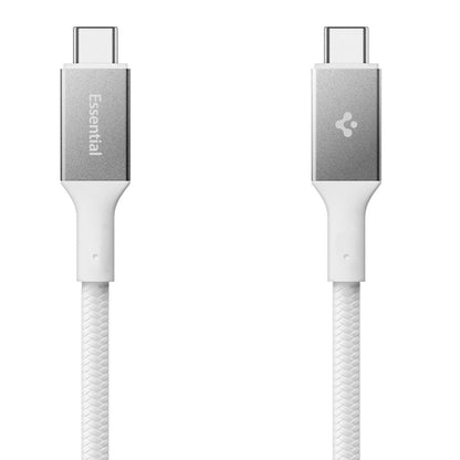 USB-C to USB-C Cable Spigen EB10015CC, 100W, 5A, 1.5m, White ACA10420 _1