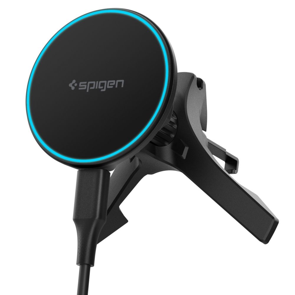 Wireless Car Charger Spigen EV15MAQ Essential, 15W, 1.67A, Black ACP10513 _0