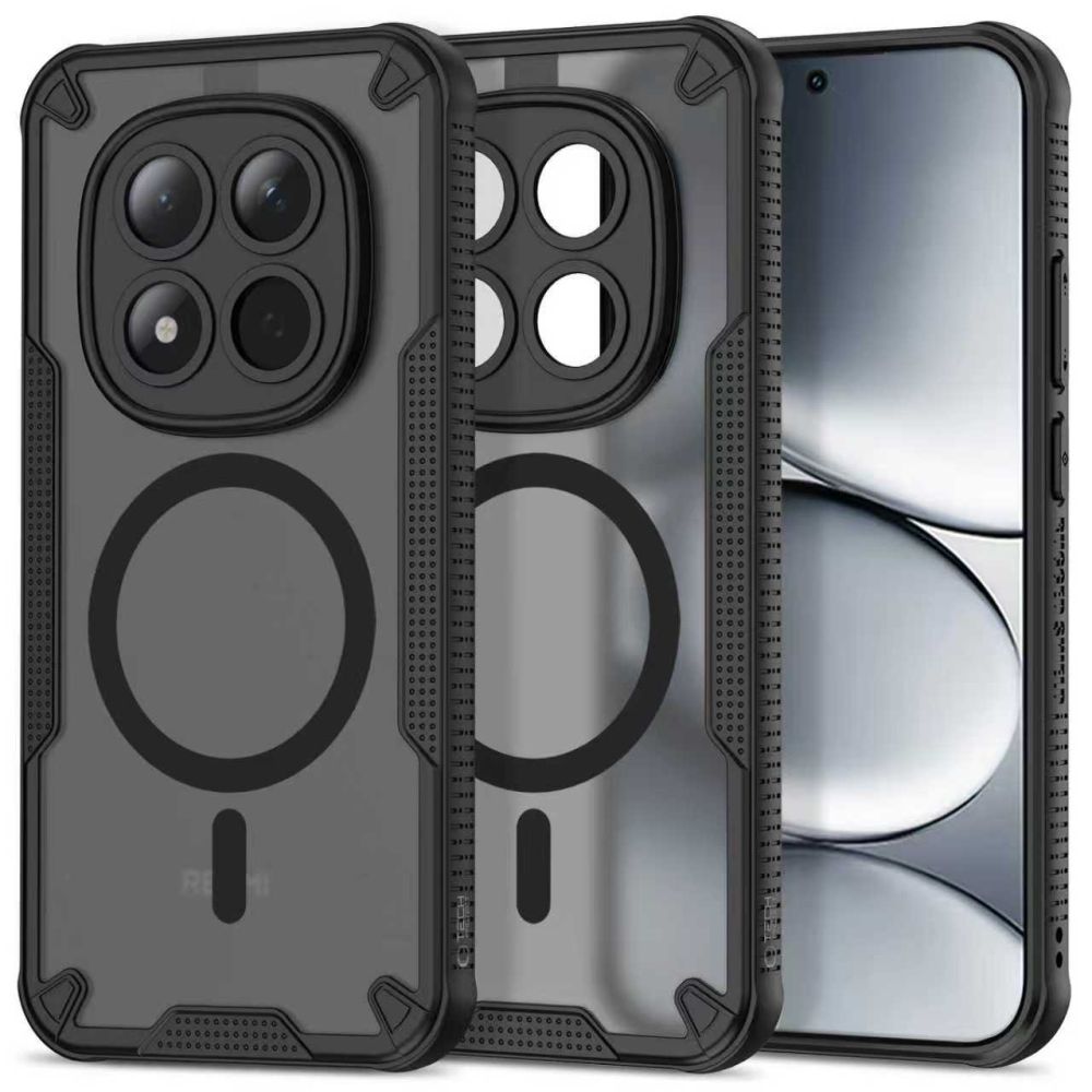 Tech-Protect Rugged Shield MagSafe Case for Xiaomi Redmi Note 15 Pro 5G - Black_0
