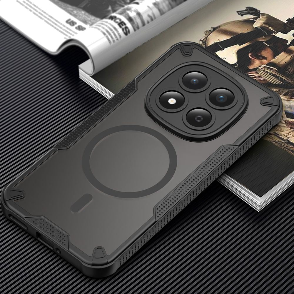 Tech-Protect Rugged Shield MagSafe Case for Xiaomi Redmi Note 15 Pro 5G - Black_4