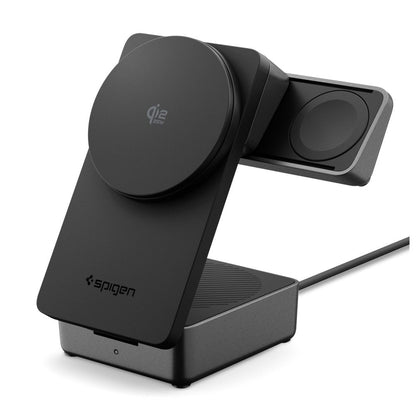 Wireless Charger Spigen EF323MQ Essential 3in1, 25W, Black ACH10398 _0