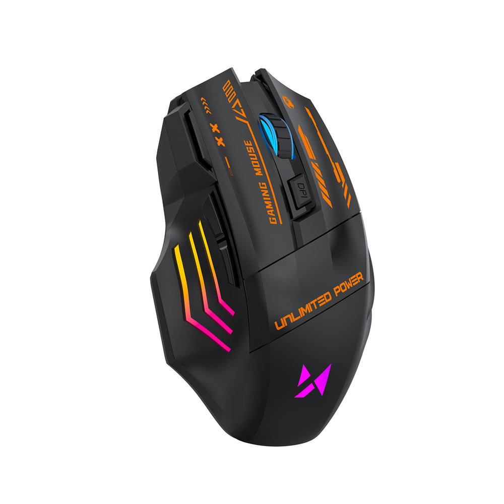 Wozinsky WMGB-1179 Wireless Optical Gaming Mouse with Built-in Rechargeable Battery 3200 DPI with Backlight - Black_0