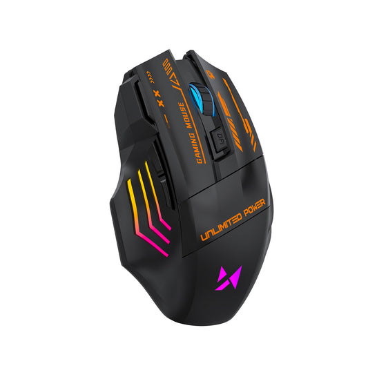 Wozinsky WMGB-1179 Wireless Optical Gaming Mouse with Built-in Rechargeable Battery 3200 DPI with Backlight - Black_0