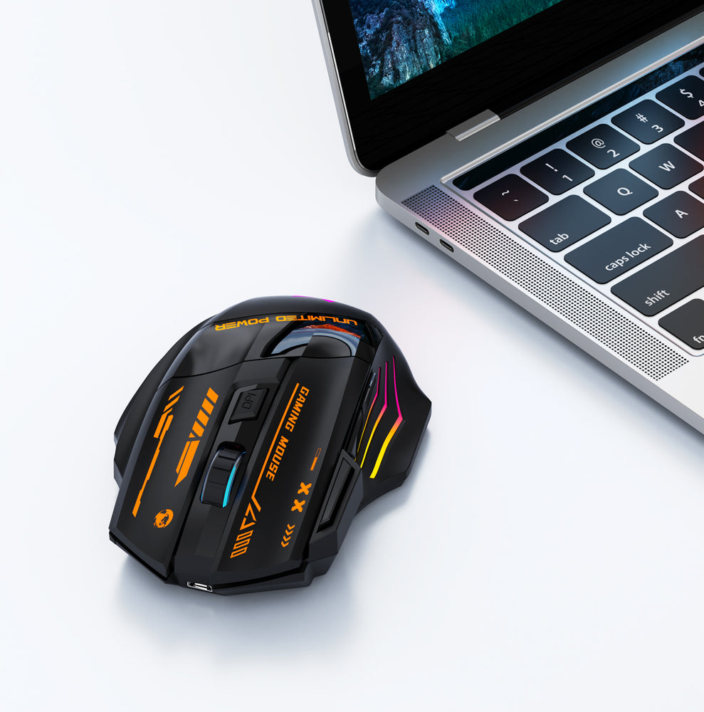Wozinsky WMGB-1179 Wireless Optical Gaming Mouse with Built-in Rechargeable Battery 3200 DPI with Backlight - Black_9