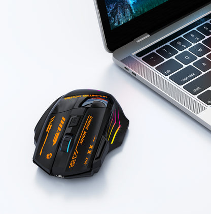 Wozinsky WMGB-1179 Wireless Optical Gaming Mouse with Built-in Rechargeable Battery 3200 DPI with Backlight - Black_9