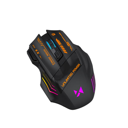 Wozinsky WMGB-1179 Wireless Optical Gaming Mouse with Built-in Rechargeable Battery 3200 DPI with Backlight - Black_2