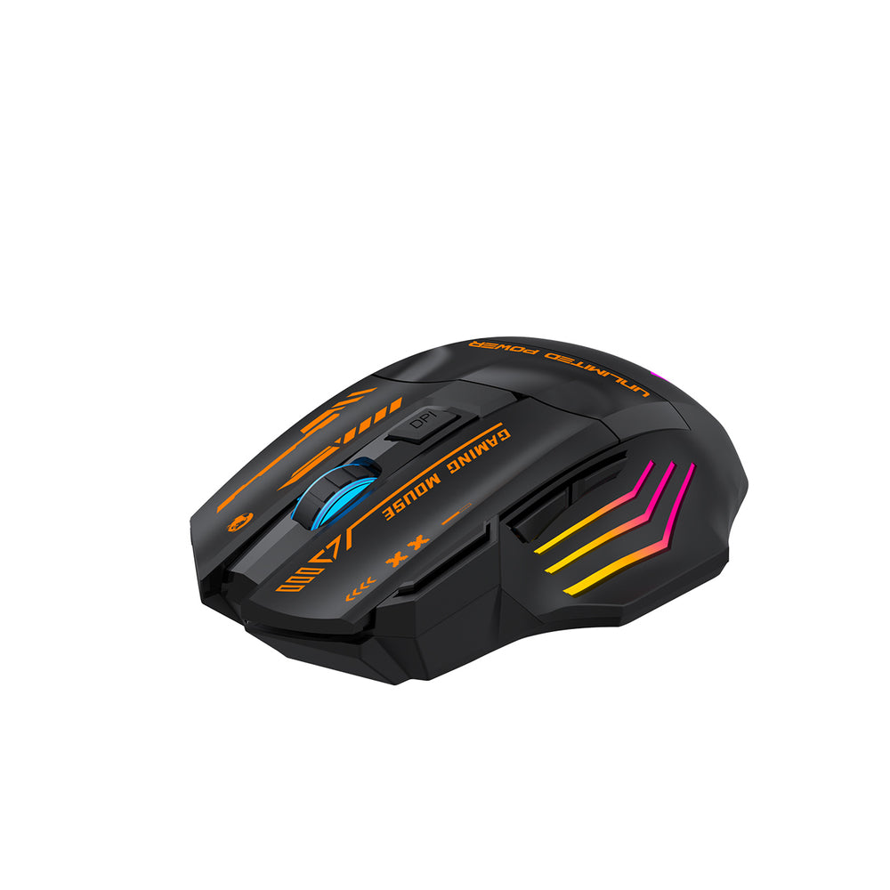 Wozinsky WMGB-1179 Wireless Optical Gaming Mouse with Built-in Rechargeable Battery 3200 DPI with Backlight - Black_4