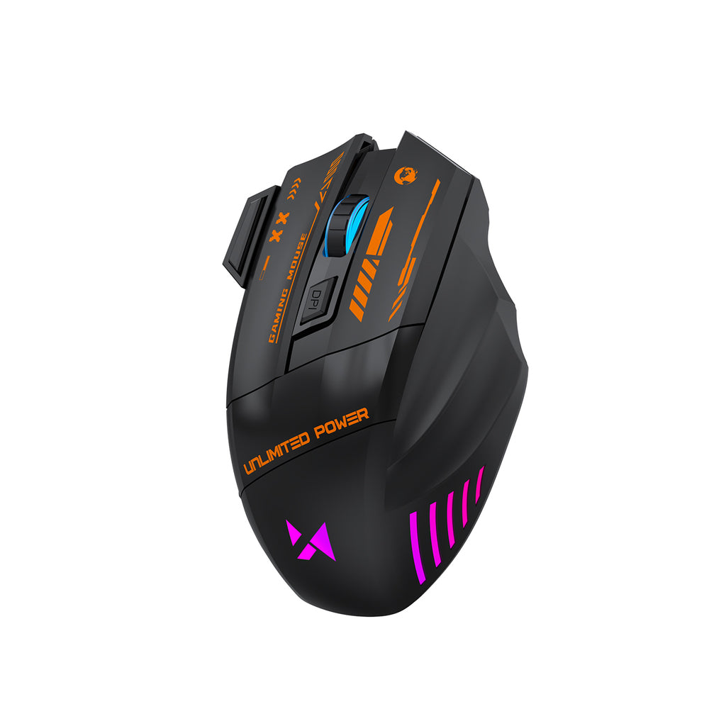 Wozinsky WMGB-1179 Wireless Optical Gaming Mouse with Built-in Rechargeable Battery 3200 DPI with Backlight - Black_8