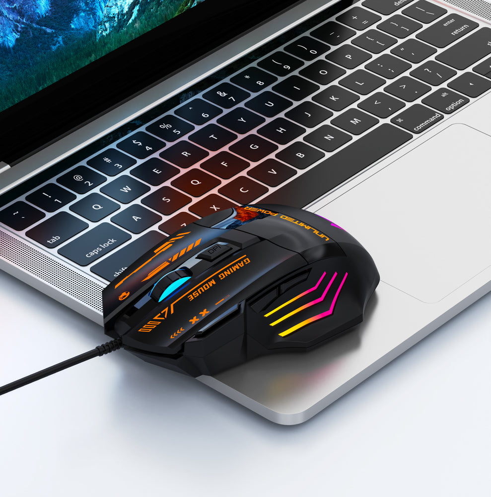 Wozinsky WMGK-1179W Wired Optical Gaming Mouse 7200 DPI with Backlight - Black_9