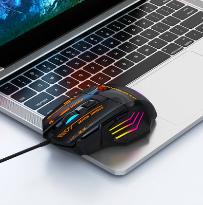 Wozinsky WMGK-1179W Wired Optical Gaming Mouse 7200 DPI with Backlight - Black_9