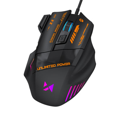 Wozinsky WMGK-1179W Wired Optical Gaming Mouse 7200 DPI with Backlight - Black_3