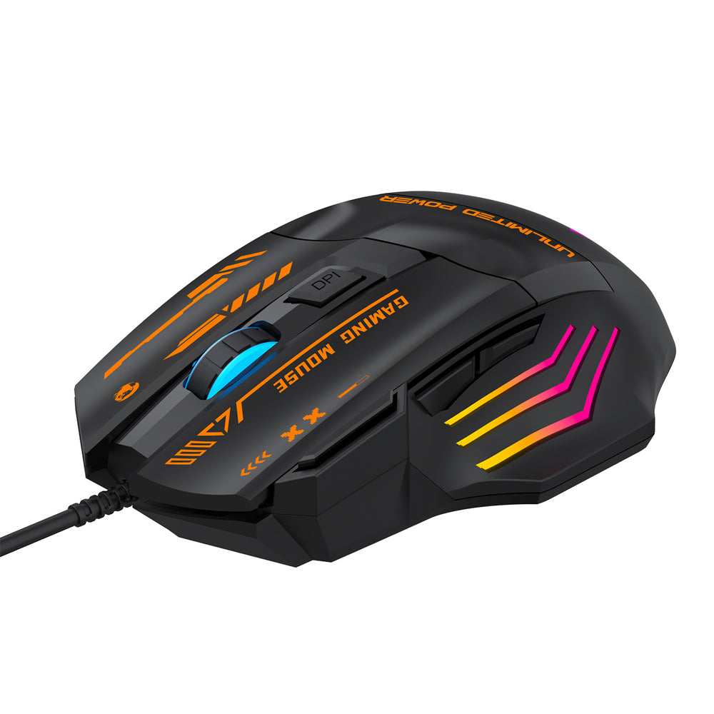 Wozinsky WMGK-1179W Wired Optical Gaming Mouse 7200 DPI with Backlight - Black_4