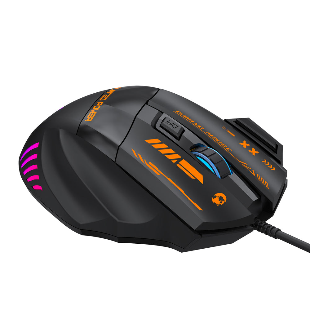 Wozinsky WMGK-1179W Wired Optical Gaming Mouse 7200 DPI with Backlight - Black_5