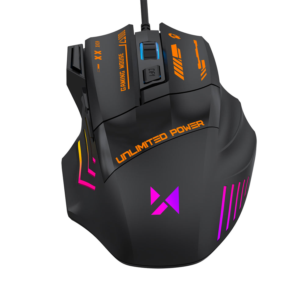 Wozinsky WMGK-1179W Wired Optical Gaming Mouse 7200 DPI with Backlight - Black_7