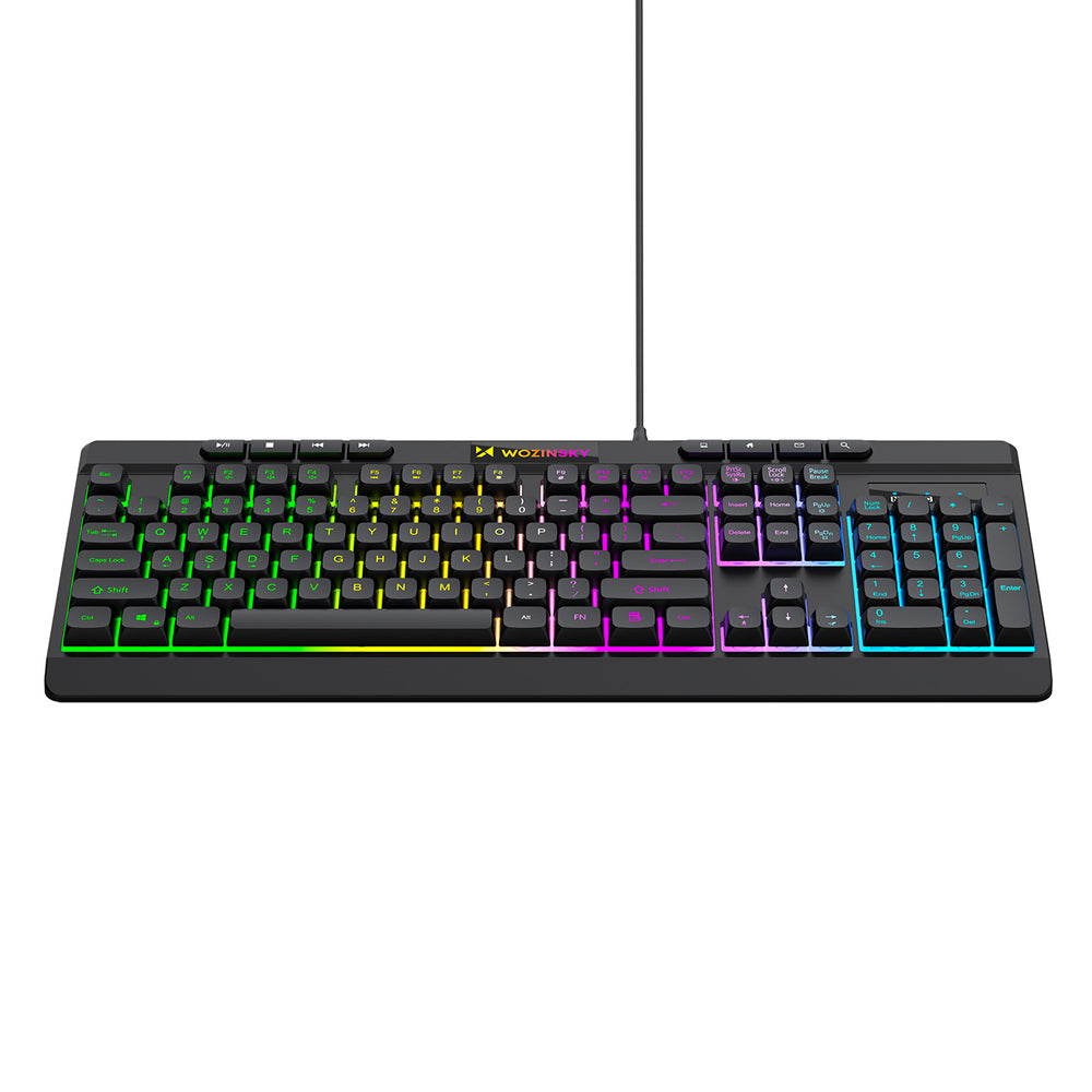 Wozinsky WKG-1044 Wired Backlit Membrane Gaming Keyboard - Black_4