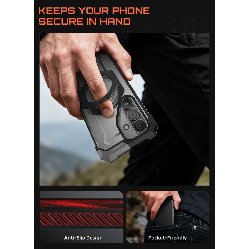 Supcase UB Grip Mag MagSafe Case for Samsung Galaxy S26 - Black_5