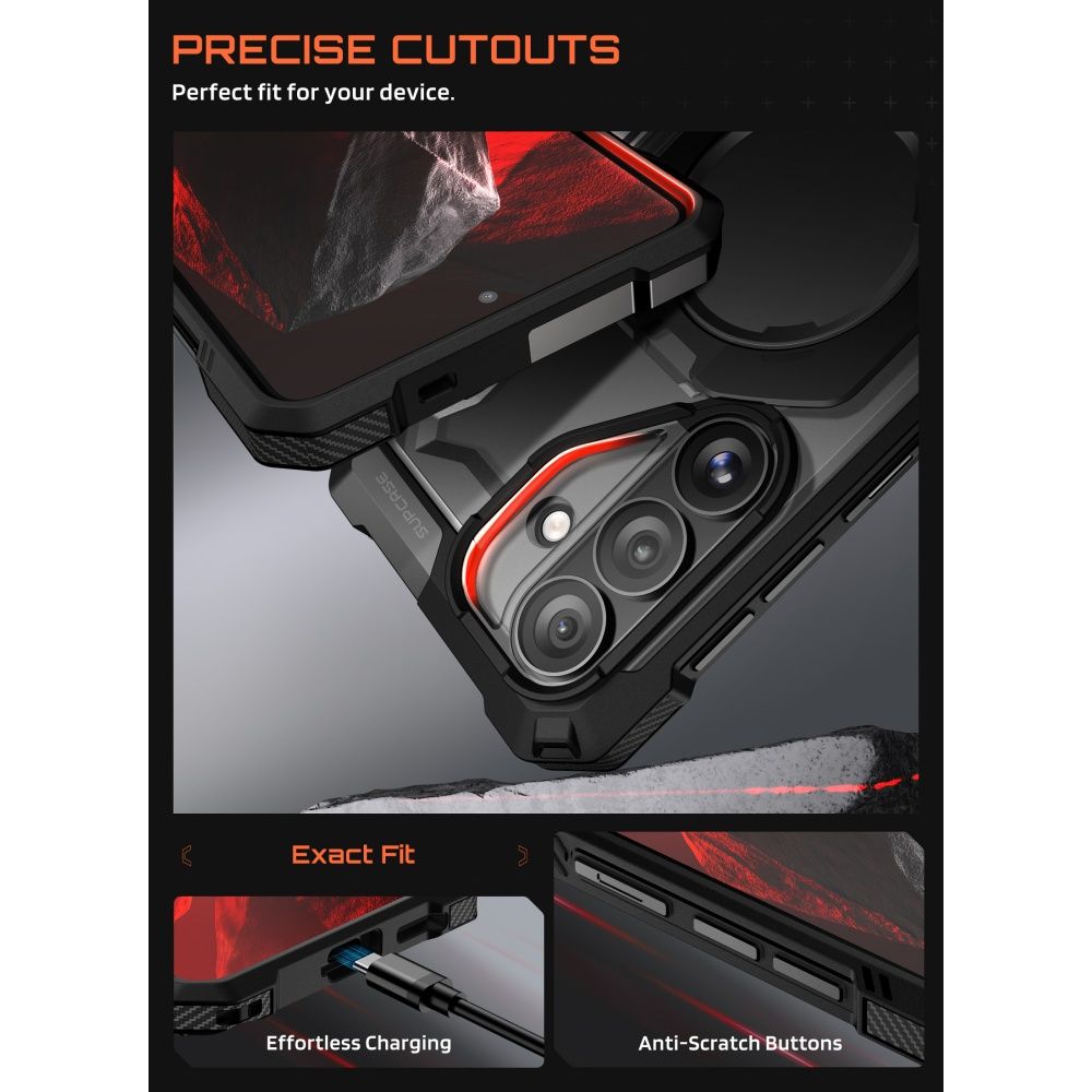 Supcase UB Grip Mag MagSafe Case for Samsung Galaxy S26 - Black_6