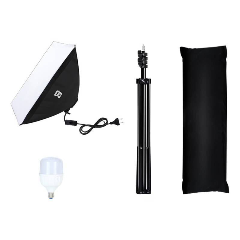 Studio set Puluz softbox 50x70cm, tripod, LED bulb 1 pcs PU5070EU_2