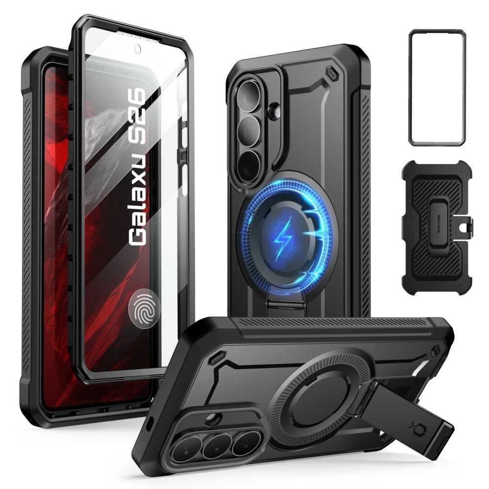 Supcase Unicorn Beetle Pro Mag MagSafe 2-Set Case for Samsung Galaxy S26 - Black_0