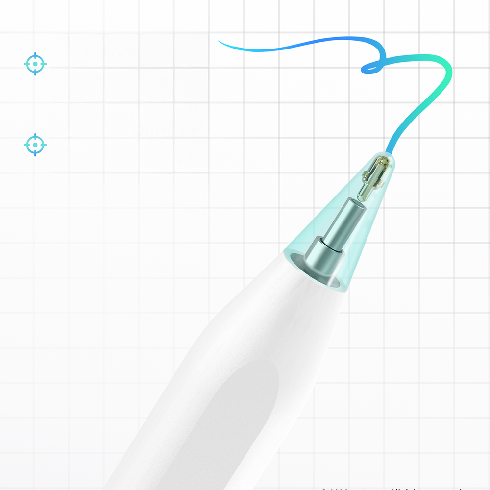 Pencil Metapen A8 for Apple iPad, Active Version, White ME-APP152 _5