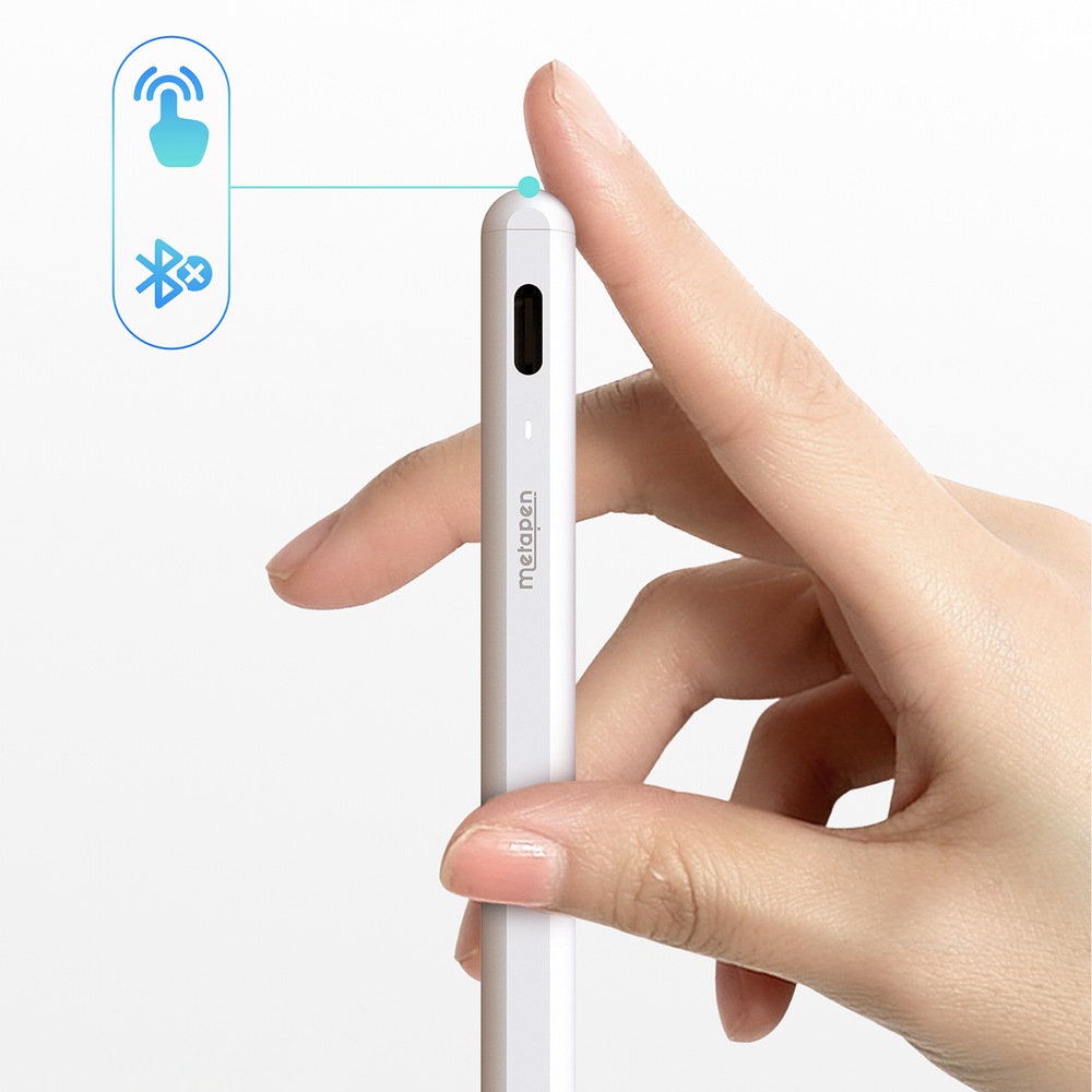 Pencil Metapen A8 for Apple iPad, Active Version, White ME-APP152 _6
